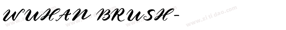 WUHAN BRUSH字体转换